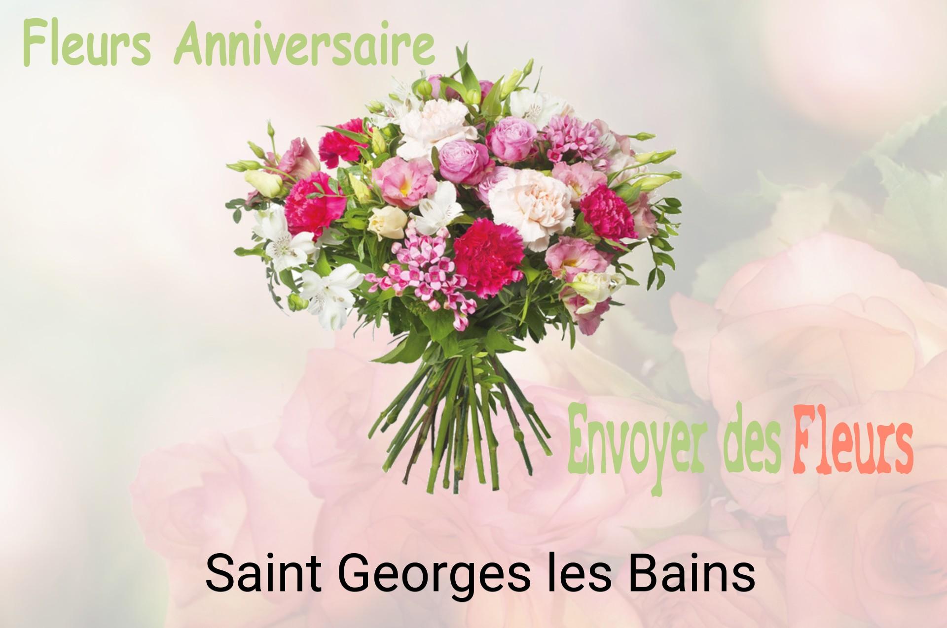 Bouquet de fleurs d’anniversaire livré à Saint-Georges-les-Bains