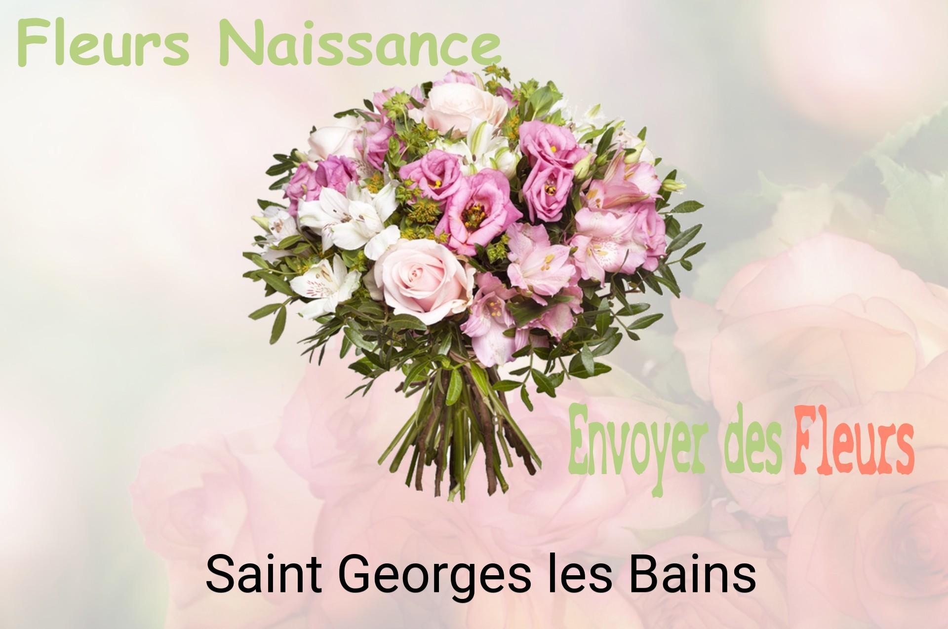 Bouquet de fleurs de naissance livré à Saint-Georges-les-Bains